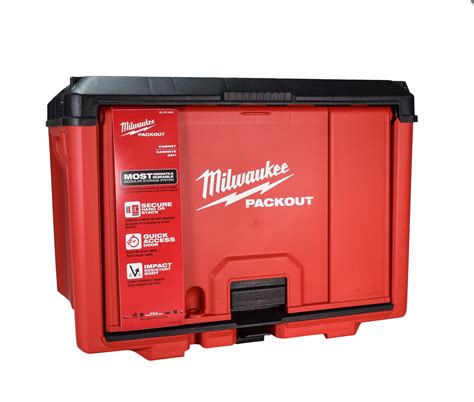 milwaukee steel storage cabinet|milwaukee cabinet packout.